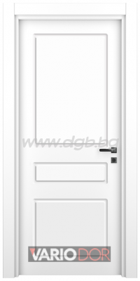 Интериорна врата,крило плътен HDF,модел VDA-06 Бяло